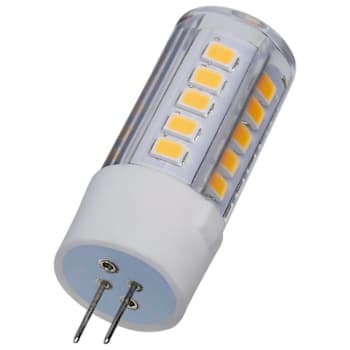 SATCO 4.5 Watt Mini LED T6 Bulb, G4 Base, 3000k, 12 Volt, Clear, Case Of 12