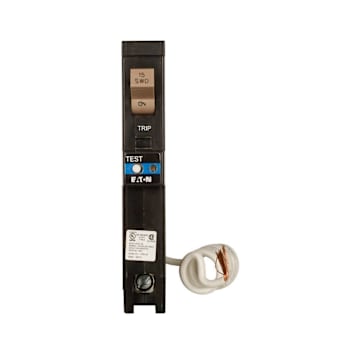 Eaton Ch 15 Amp Single-Pole Dual Function Arc Fault/Ground Fault Circuit Breaker