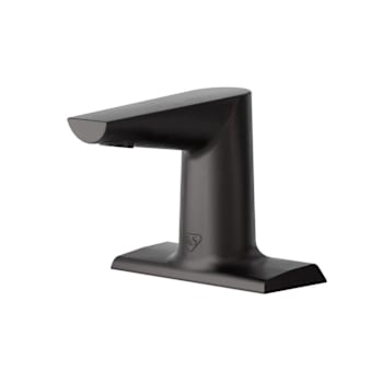 Image for T&S Brass And Bronze Elec. Sensor Lav. Faucet 4" Deck Mount Matte Black from HD Supply