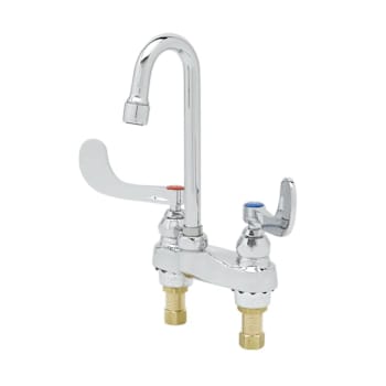 Image for T&S Brass And Bronze Medcl Fct Dk Mt Swivel/Rigid Gseneck Aerator Wrist Handles from HD Supply