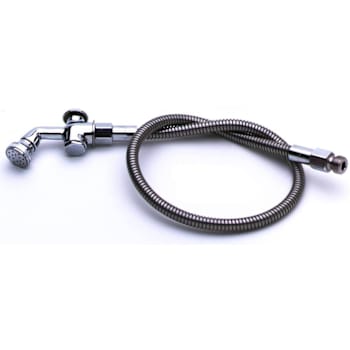 T&S Brass And Bronze Spray Valve W/ Rosespray Head/72" Flexible Ss Hose 013e-72h