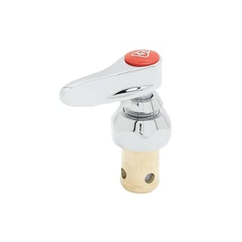 Image for T&S Brass And Bronze Eterna Cart W/Spring Check Rtc W/Hndl Screw/Red Index Qty 2 from HD Supply