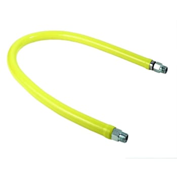 T&S Brass And Bronze Gas Hose, Free Spin Fittings, 3/4" Npt, 60" Long