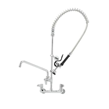 Image for T&S Brass And Bronze Pre-Rinse Wall Mount Base 8" Centers 6" Wall Bracket from HD Supply