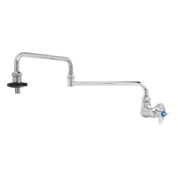 Image for T&S Brass And Bronze Pot Filler Wall Mount 24" Dbl-Joint Nzzl Insltd On-Off Ctrl from HD Supply
