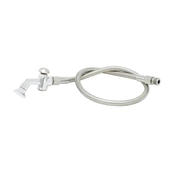 T&S Brass And Bronze Spray Vlv W/ Rosespray Head & 36" Flexible Ss Hose 013e-36h