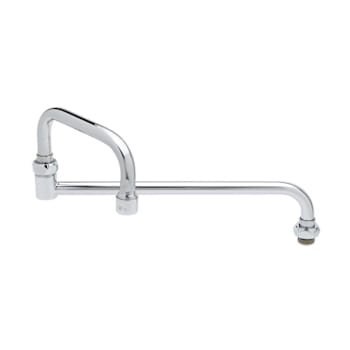 T&S Brass And Bronze Dbl Joint Swing Nzzl 12" Back/6" Front 18" Overall Length