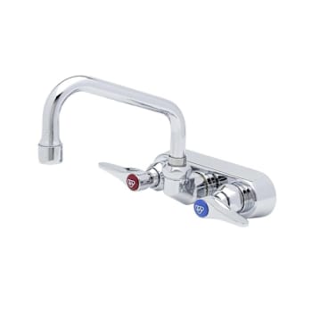 Image for T&S Brass And Bronze Wrkbrd Faucet Wll Mnt 4" Center 6" Swing Nzzle Levr Handles from HD Supply