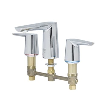 Image for T&S Brass And Bronze Aesthetic Concealed Widespread Faucet Polished Chrome from HD Supply
