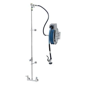 Image for T&S Brass And Bronze Hose Reel System 3/8" ID X 35' Open Hose Reel VAC Breaker from HD Supply