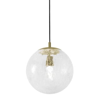 Image for Afx Palla 9" One-Light Medium Base Pendant, Light Antique Brass from HD Supply