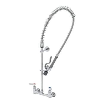 Image for T&S Brass And Bronze Pre-Rns 8" Wll Mnt Faucet Cerama B-0107-J Spry Vlv 6" Brckt from HD Supply