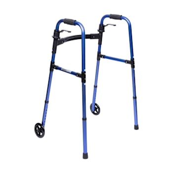 Image for Medacure Lightweight Adult Paddle Walker With 5" Wheels - Blue from HD Supply