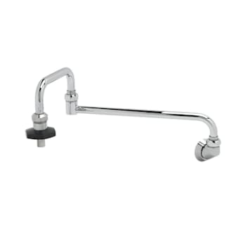 Image for T&S Brass And Bronze Pot Filler Wall Mnt 18" Dbl Joint Nzzl Inslu On-Off Control from HD Supply