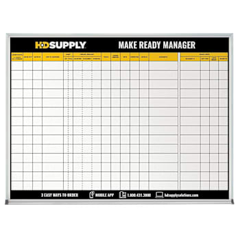 Generic Private Brand HD Supply Make Ready Manager Board 4ft. X 3ft.