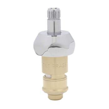 Image for T&S Brass And Bronze Cerama Cartridge W/ New Style Bonnet, Check-Valve, Rtc Hot from HD Supply