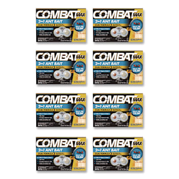Combat Max 2-In-1 Ant Bait, 4/Pack, 8 Packs/Carton