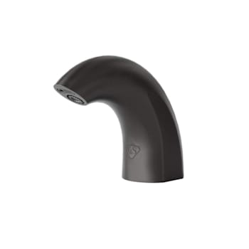 T&S Brass And Bronze Cast Spout Sensor Faucet Dck Mt Black 0.5 GPM Spray Device
