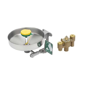 Image for T&S Brass And Bronze Eyewash Wall Mount W/Thermostatic Mixing Valve from HD Supply