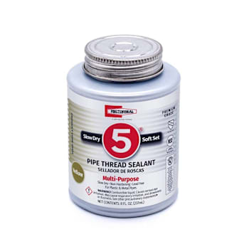 Rectorseal No. 5 Pipe Thread Sealant Soft-Set Slow Drying Compound