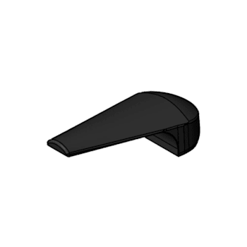 Image for T&S Brass And Bronze Single Lever Handle, Matte Black Lakecrest from HD Supply