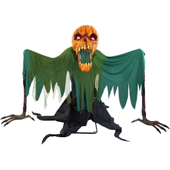 Image for Haunted Hill Farm 7'3" Animatronic Scary Groundbreaking Jack Halloween from HD Supply