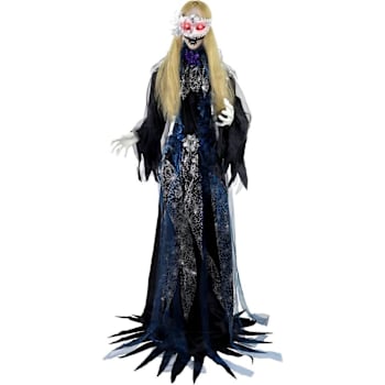 Haunted Hill Farm 5'9" Touch-Activated Standing Masquerade Lady