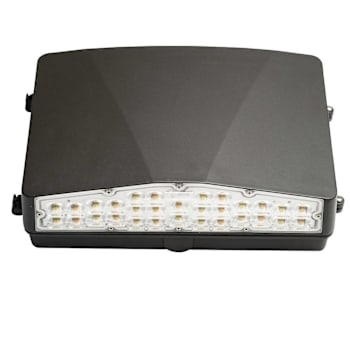Image for J&h LED Wallpack, Dimmable, Adjustable Lumens And Cct, 55 Watt, Bronze from HD Supply