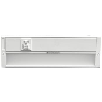 J&h LED 12" Under Cabinet Light, Hardwired, Adjustable Cct, 6 Watt, White