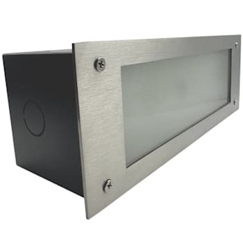 Image for J&h LED 9" Recessed Wall Sconce, 3000k/4000k/5000k, 6 Watt, Silver from HD Supply