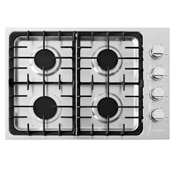 Cosmo Cosmo 30 In. Gas Cooktop In Stainless Steel With 4 Italian Made Burners