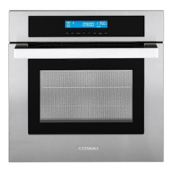 Cosmo 24 In. Lumin Collection 2.5 Cu. Ft. Electric Wall Oven, 8 Functions And Tr