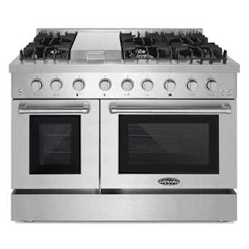 Image for Cosmo 48" Lumin Collection 6.7 Cu Ft Double Oven Dual Fuel Range Ss from HD Supply
