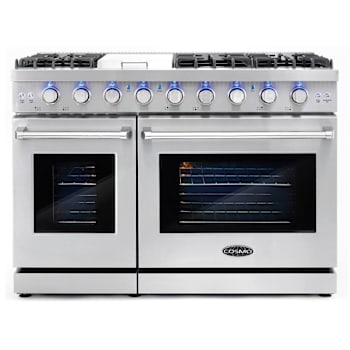 Image for Cosmo 48" Haven Collection 7 Cu Ft Double Oven Gas Range Ss from HD Supply