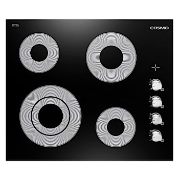 Cosmo 24" Electric Ceramic Glass Cooktop With 4 Elements