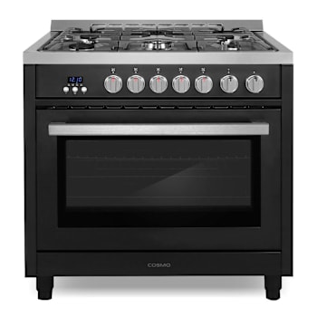 Image for Cosmo 36" Nebula Collection 3.8 Cu Ft Gas Range Convection Oven In Black from HD Supply