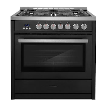 Image for Cosmo 36" Nebula Collection 3.8 Cu Ft Gas Range 5 Burners Convection Oven Black from HD Supply