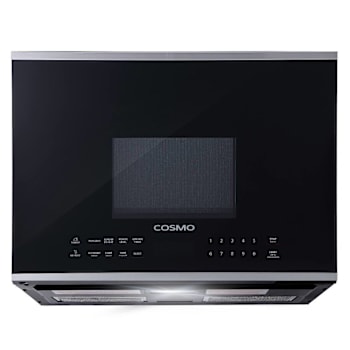 Cosmo 24 In. 1.34 Cu. Ft. Over The Range Microwave In Stainless Steel With Vent