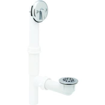 Image for Trip-Lever Bath Waste Drain White PVC from HD Supply