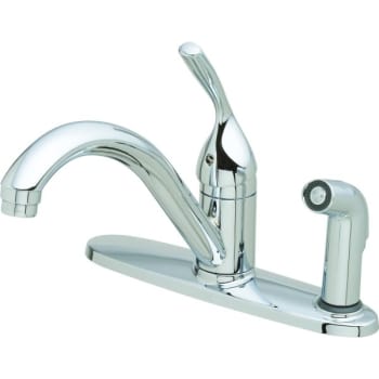 Image for Delta Kitchen Faucet Chrome Single Handle In-Deck Spray from HD Supply