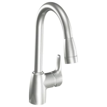 Image for Cleveland Faucet Group® Baystone Pull-Out / Pull Down Kitchen Faucet, 1.5 Gpm, Classic Stainless Steel, 1 Handle from HD Supply