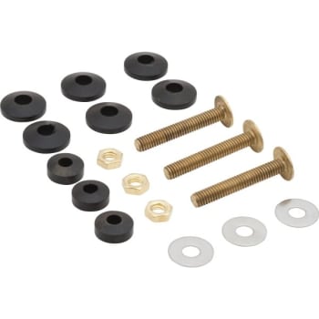 Image for Kohler® Toilet Tank Bolts and Gaskets Solid Brass Nuts and Bolts from HD Supply