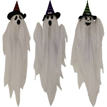 Haunted Hill Farm Hanging Ghost, Set Of 3