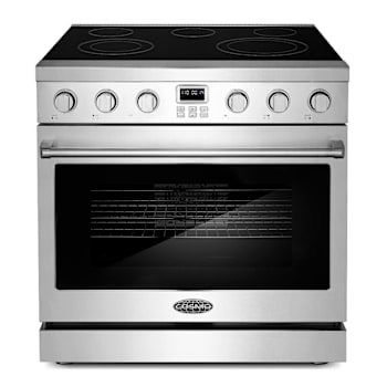 Image for Cosmo 36 In. Haven Coll 6 Cu. Ft. Electric Ceramic Glass Range, 5 Burner, Convec from HD Supply