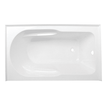 Image for Kingston Brass Aqua Eden Vtap603022r 60" Acrylic Alcove Tub W/right Hand Drain from HD Supply