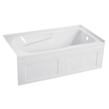 Image for Kingston Brass Aqua Eden Vtap603220cr 60" Acrylic Alcove Tub W/right Hand Drain from HD Supply