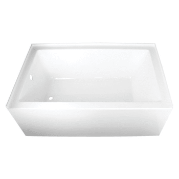 Image for Kingston Brass Aqua Eden Vtap603622l 60" Acrylic Alcove Tub W/left Hand Drain from HD Supply