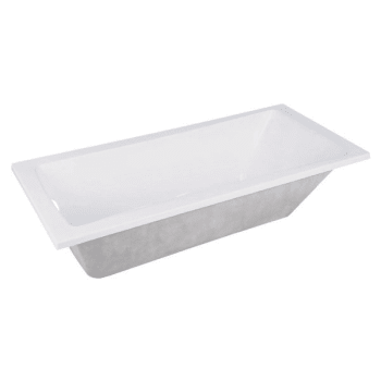Image for Kingston Brass Aqua Eden Xvtpn593017 59" Acrylic Drop-In Tub W/reversible Drain from HD Supply