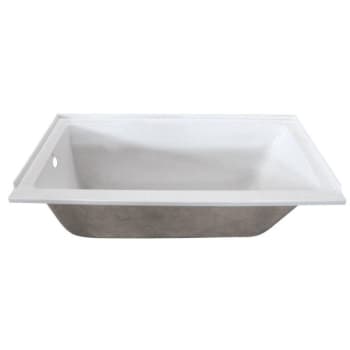 Image for Kingston Brass Aqua Eden Xvtpn603220l 60" Acrylic Drop-In Tub W/left Hand Drain from HD Supply