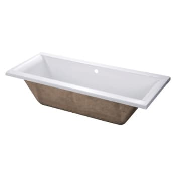 Image for Kingston Brass Aqua Eden Xvtpn672817c 67" Acrylic Drop-In Tub W/reversible Drai from HD Supply
